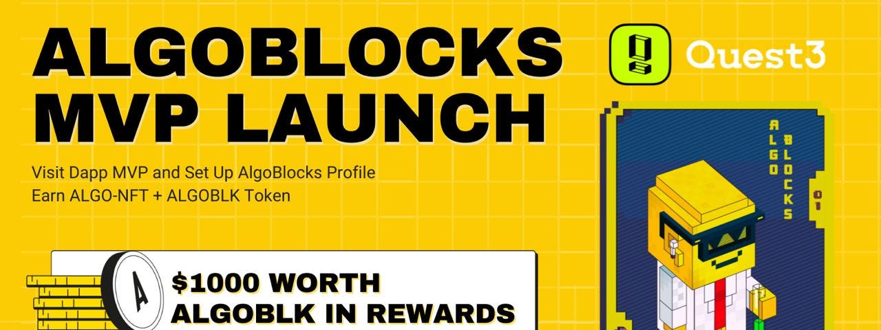 AlgoBlocks MVP Launch Celebration — Giveaway $1000 ALGOBLK-QuestN