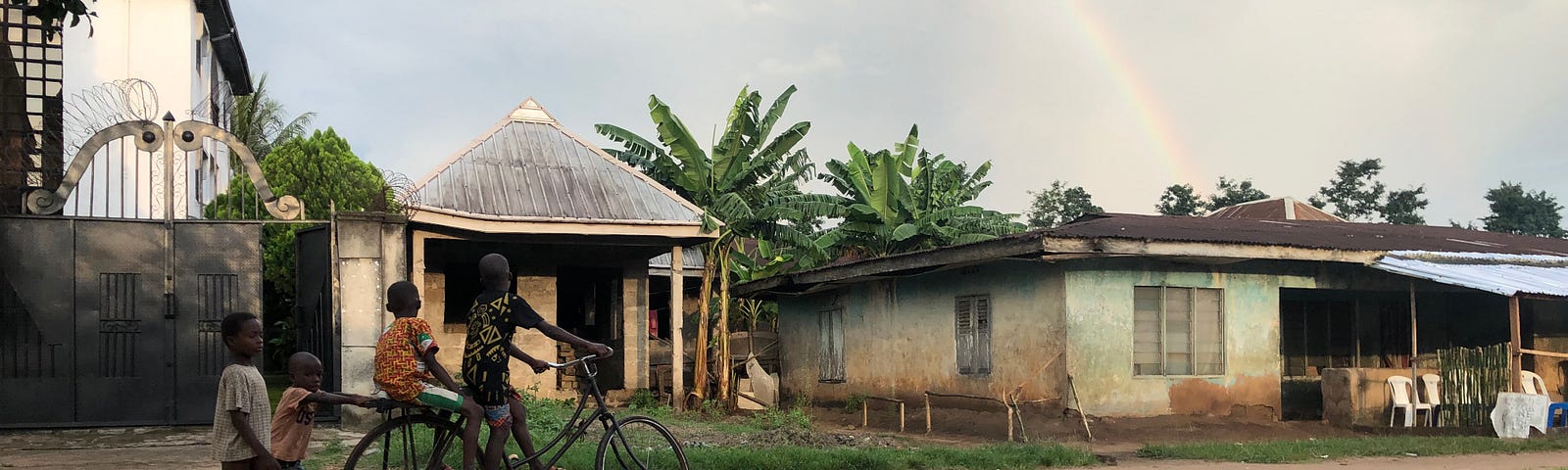 A typical day in the village taking photos of kids in a non-creepy way