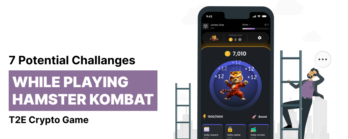 Possible risks and challenges while playing Hamster Komabt crypto game on Telegram app.