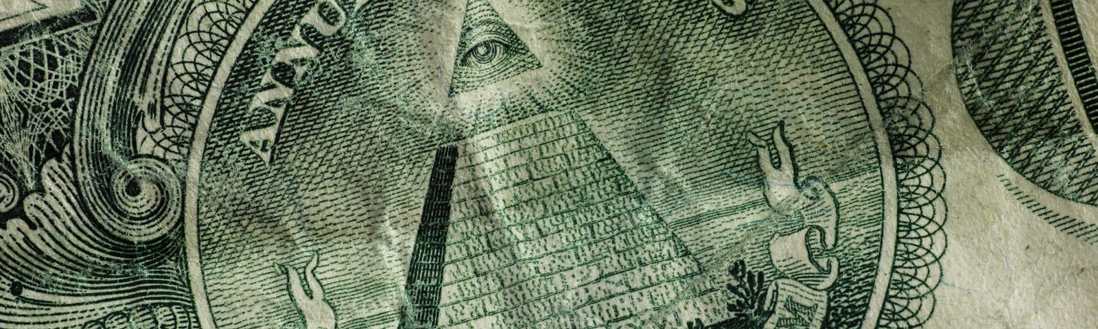 illuminati logo supposed on american money