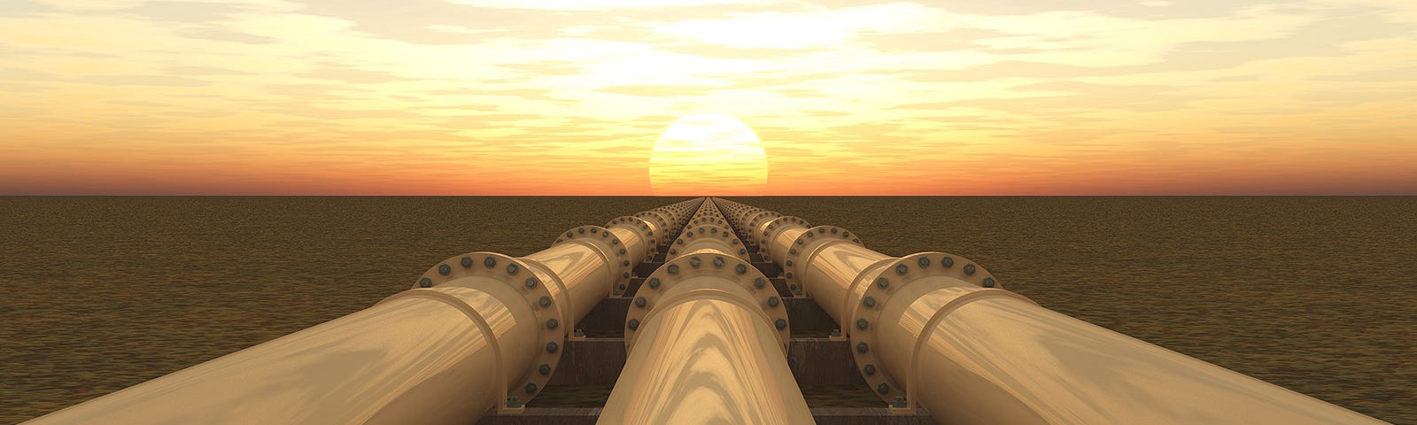 water or oil pipeline to depict design principles for building a effective data pipeline