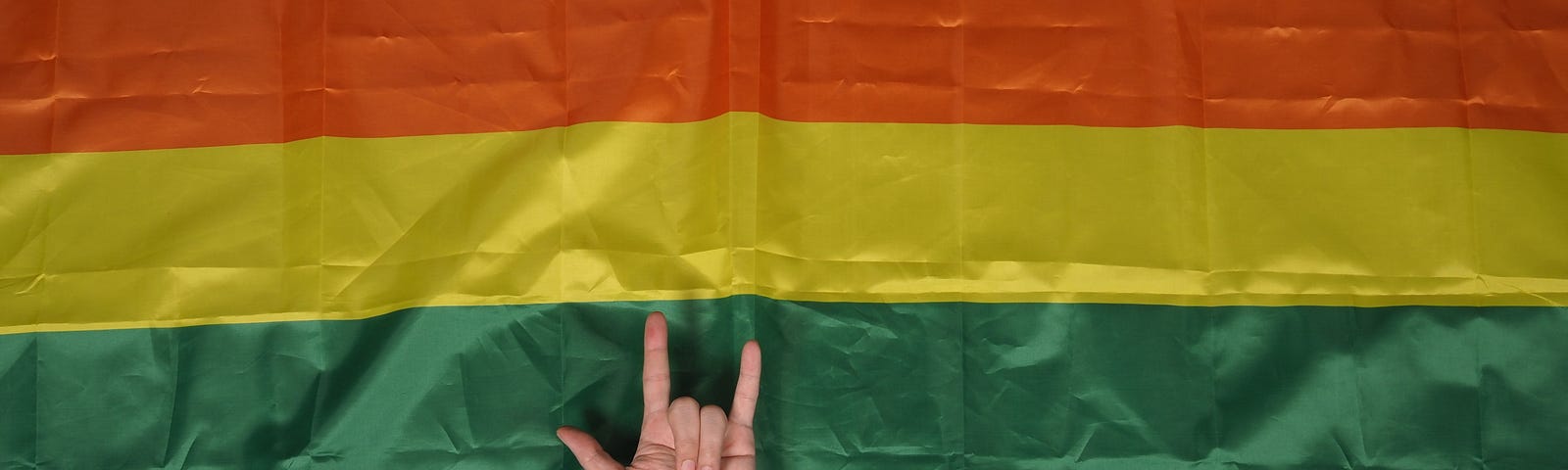 LGBTQ flag or Lesbian Gay Bi sexsual Transgender Queer or homosexsual pride
