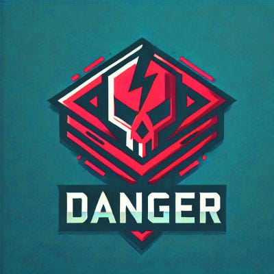 Danger Logo by Amy Potter using ChatGPT.