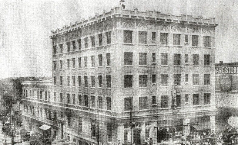 The Joffre Hotel in Monroe, NC circa 1919, https://monroenc.blogspot.com/2012/09/hotel-joffre-1918.html