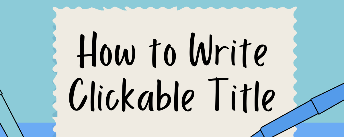 Image created on canva- how to write clickable title