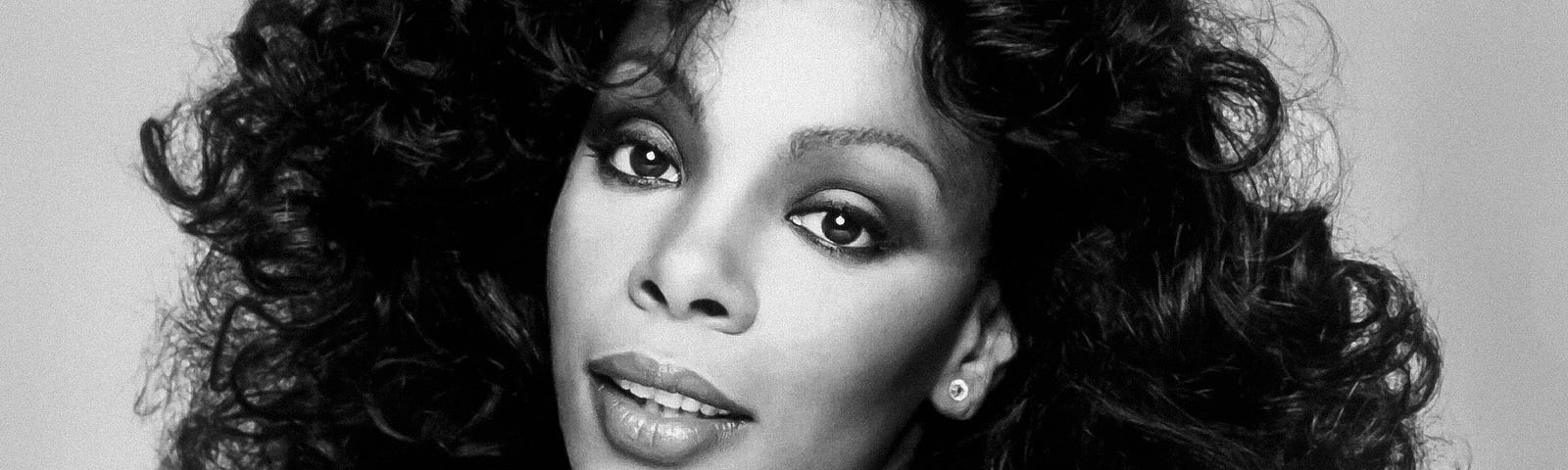 Publicity photo of Donna Summer in the public domain