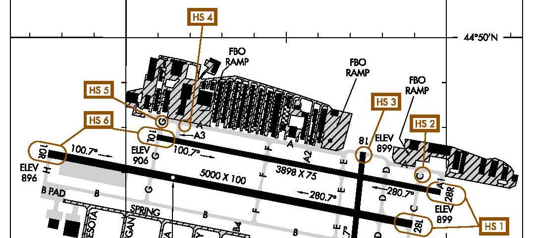 Airport diagram.