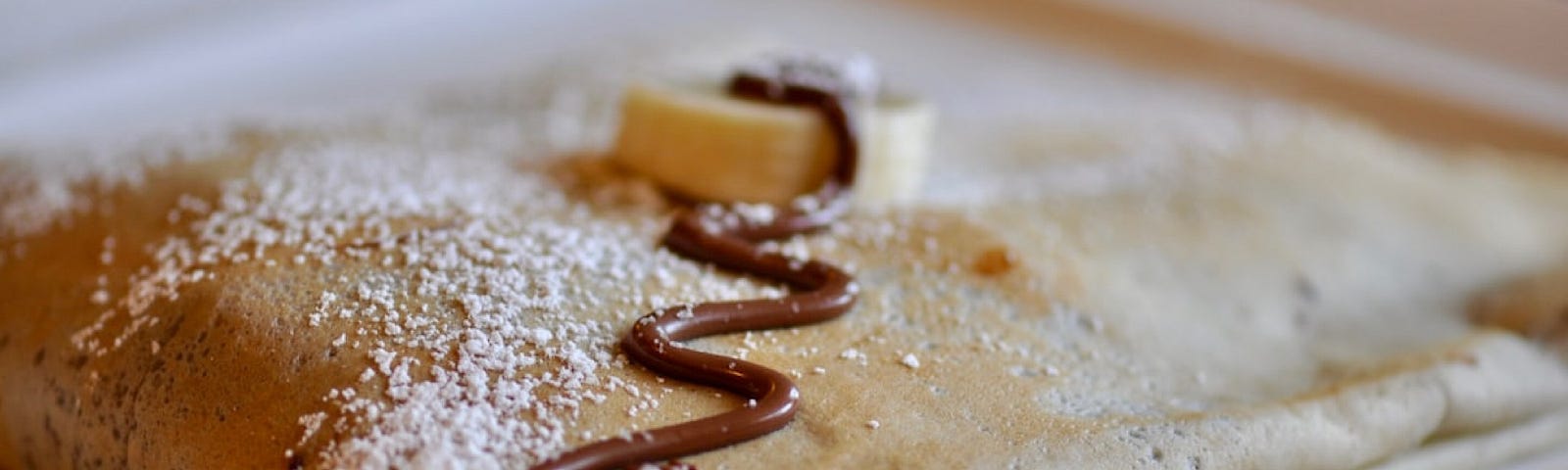 A crepe; the best meal to start your day.