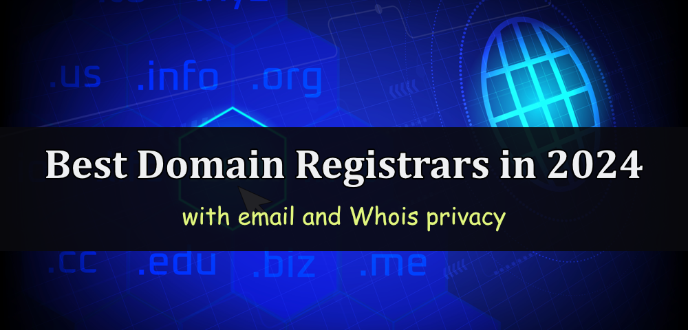 Best domain registrars in 2024