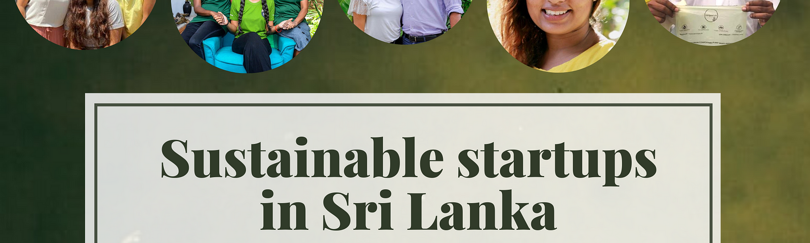 sustainable startups in sri lanka