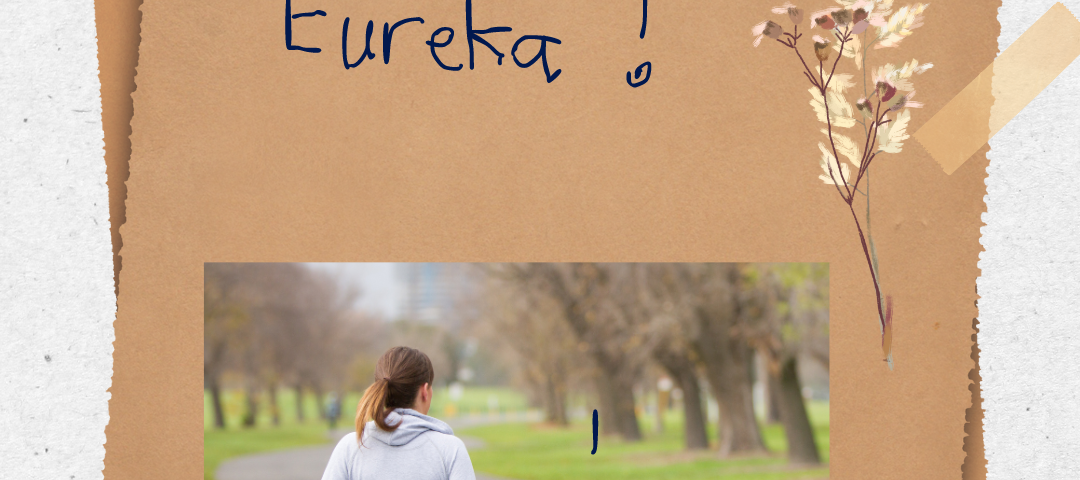 A card with the word Eureka