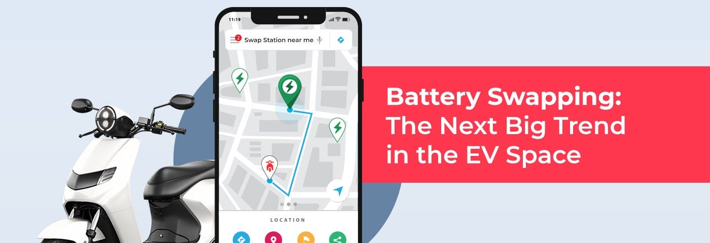 Bounce Infinity Phone displaying the location to swap the battery