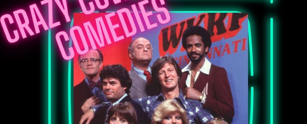 A photo of the cast of WKRP in Cincinnati, entertaiment, TV review