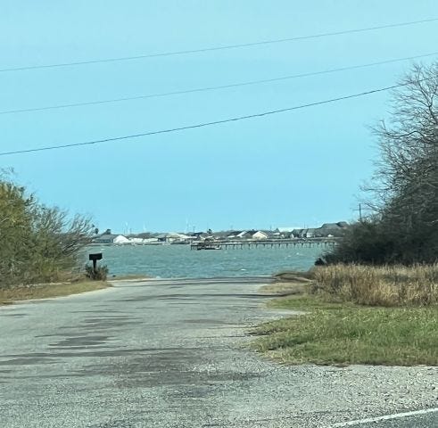 Beach at the end of the road