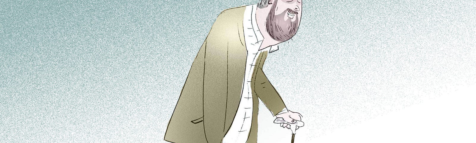 Portrait of the artist as an old geezer.