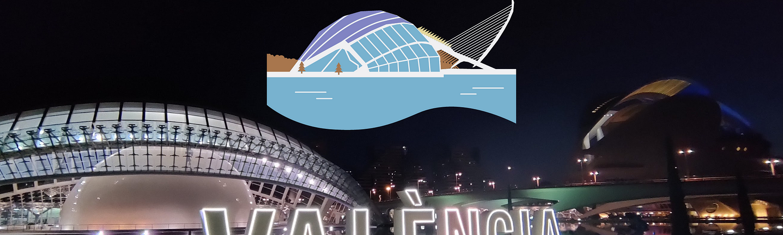 Valencia The City of Arts and Sciences Cover Image made with Canva