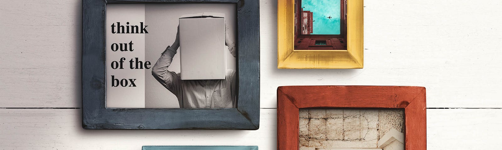 Picture frames show reframing methods