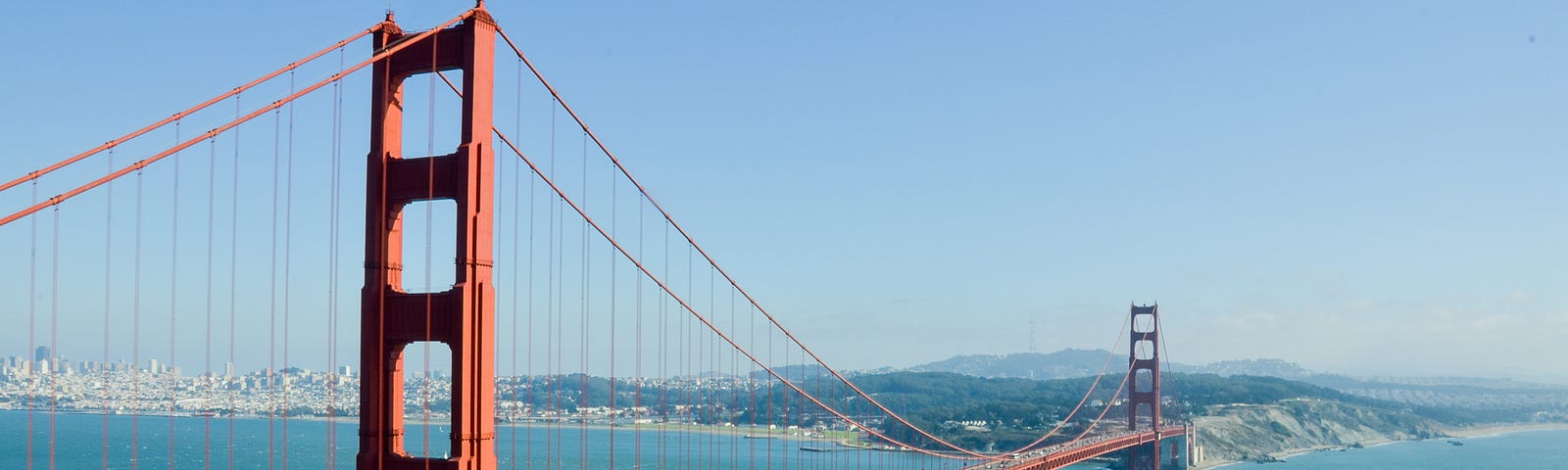 San Francisco bay area — golden gate bridge — SF — the epicenter of tech life in 2015