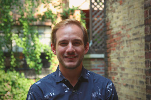 Headshot of Jon Zeftel outside at the Bronfman Center.