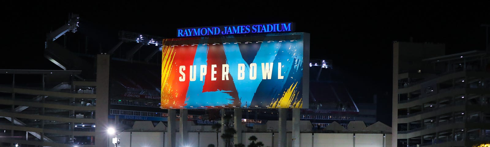 Picture of Raymond James stadium.