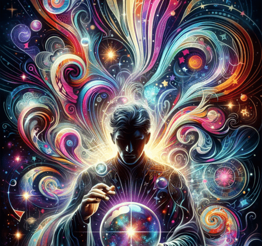 Image Created via DALL-E 3: The Astrologer: Swirling with cosmic mysteries and starlit divination.
