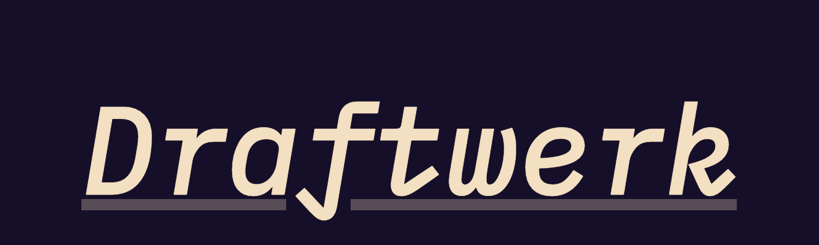 Draftwerk logotype