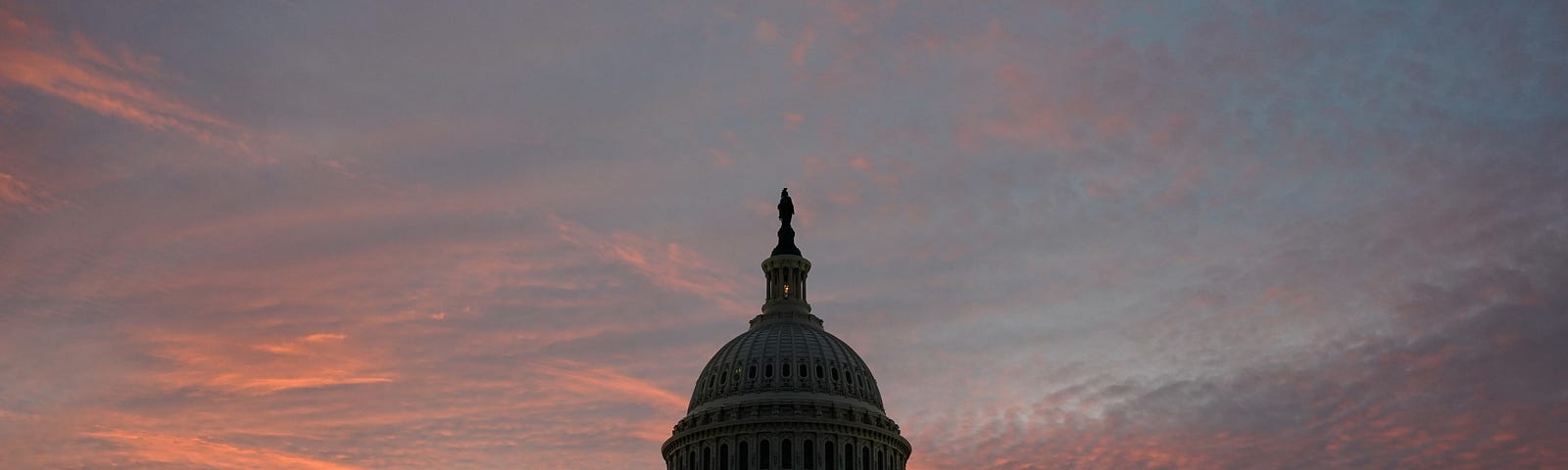 The U.S. Capitol at sunset on the eve of the first anniversary of the January 6, 2021 attack on the building, in Washington, D.C., January 5, 2022. Photo by Elizabeth Frantz/Reuters