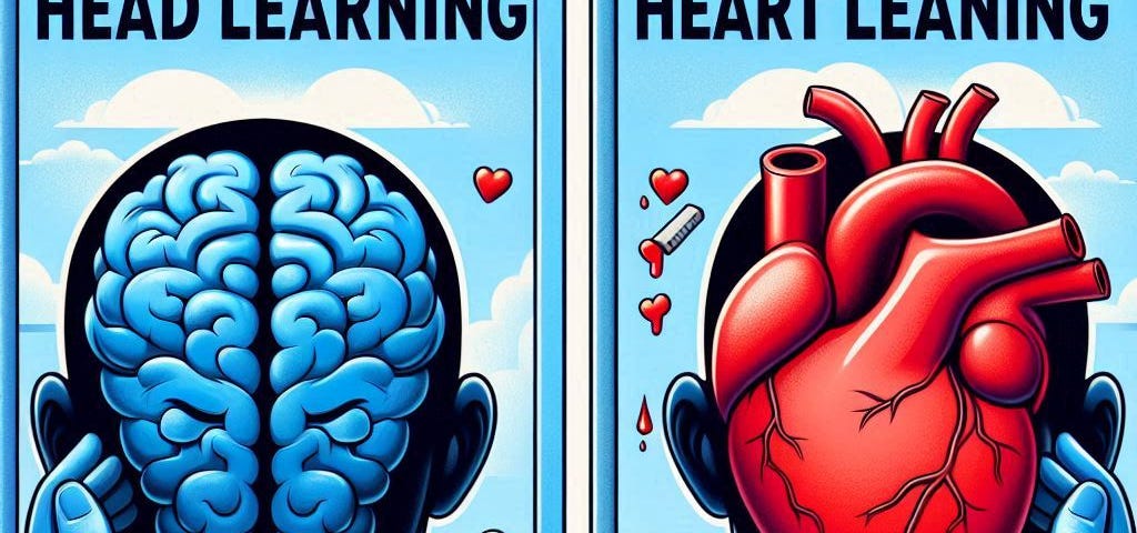 Head learning vs heart learning