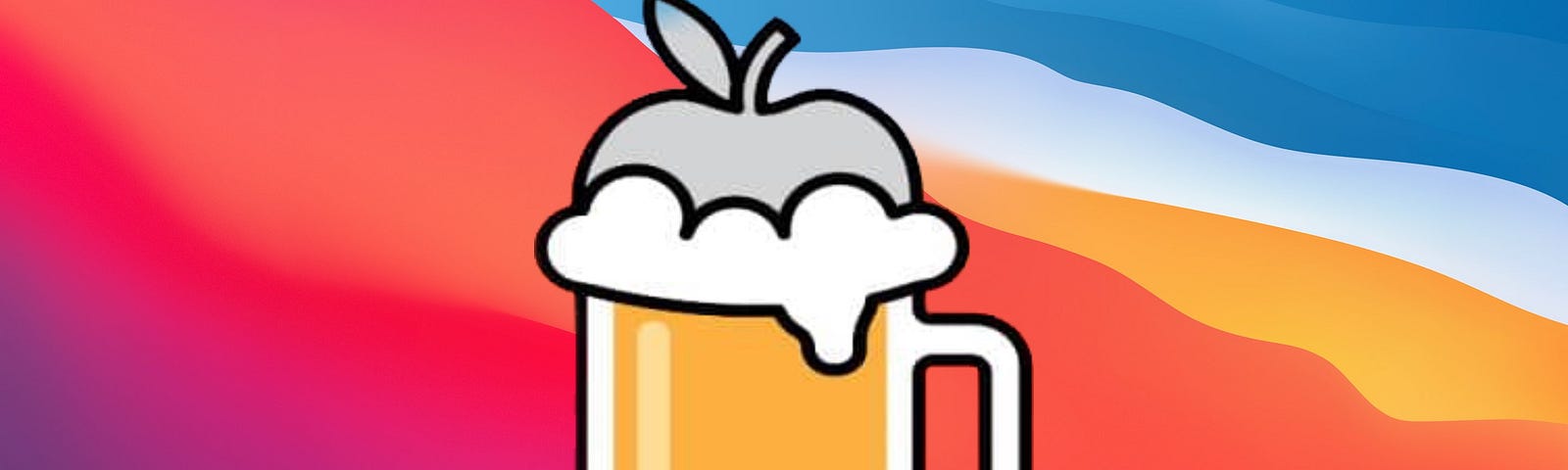HomeBrew logo on macOS desktop