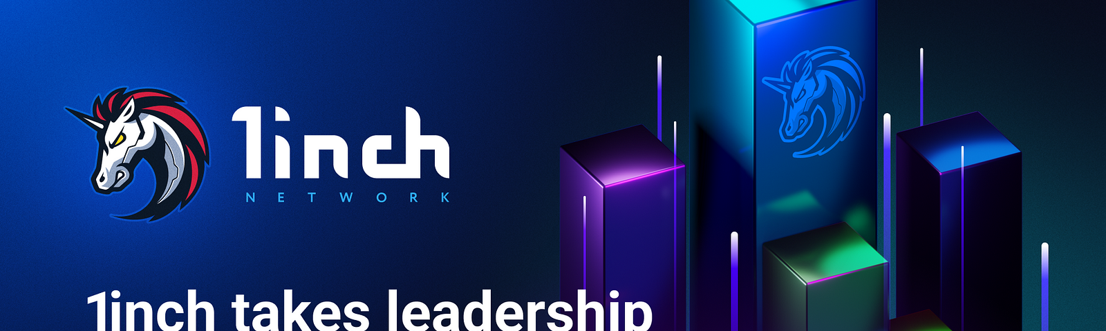 1inch takes leadership in the DEX segment