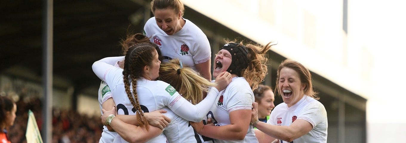 The Red Roses (England Women’s Rugby Team) : Getty Images