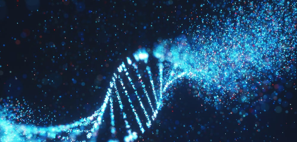 Illustration of a DNA strand