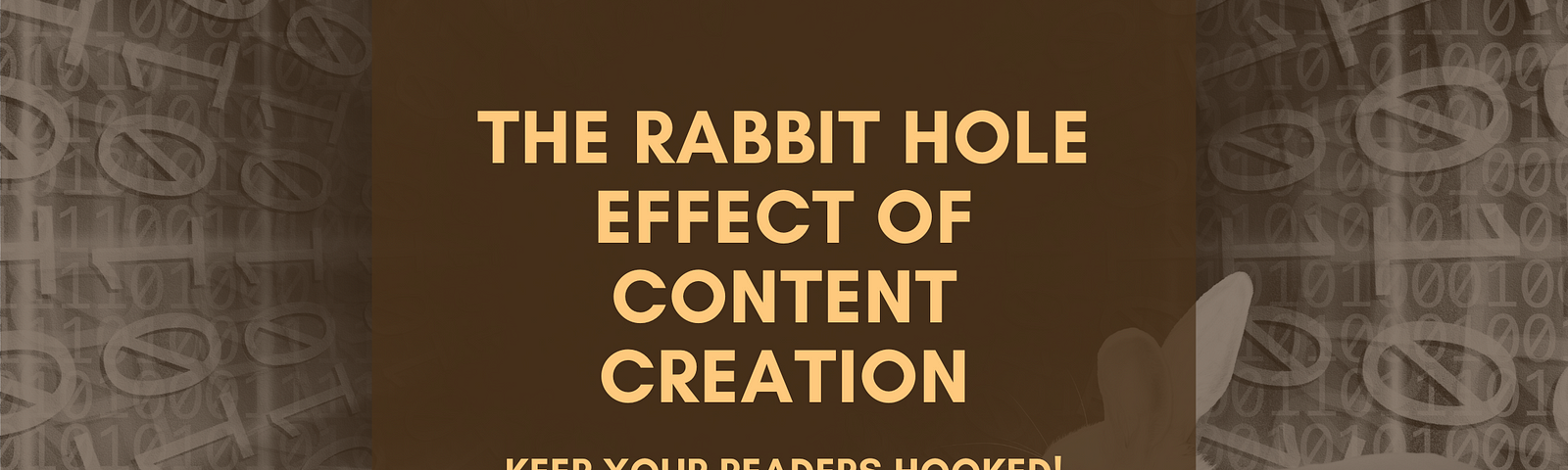 The Rabbit Hole Effect of Content Creation