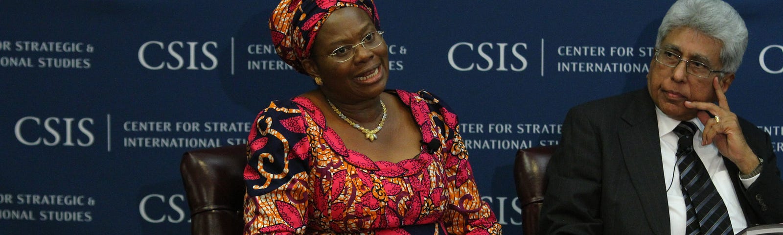 Professor Dora Akunyili at CSIS (Center for Strategic & International Studies)