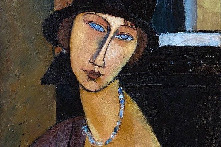 ‘’Ruhunu gördüğümde, gözlerini çizeceğim’’ Portrait of Jeanne Hebuterne