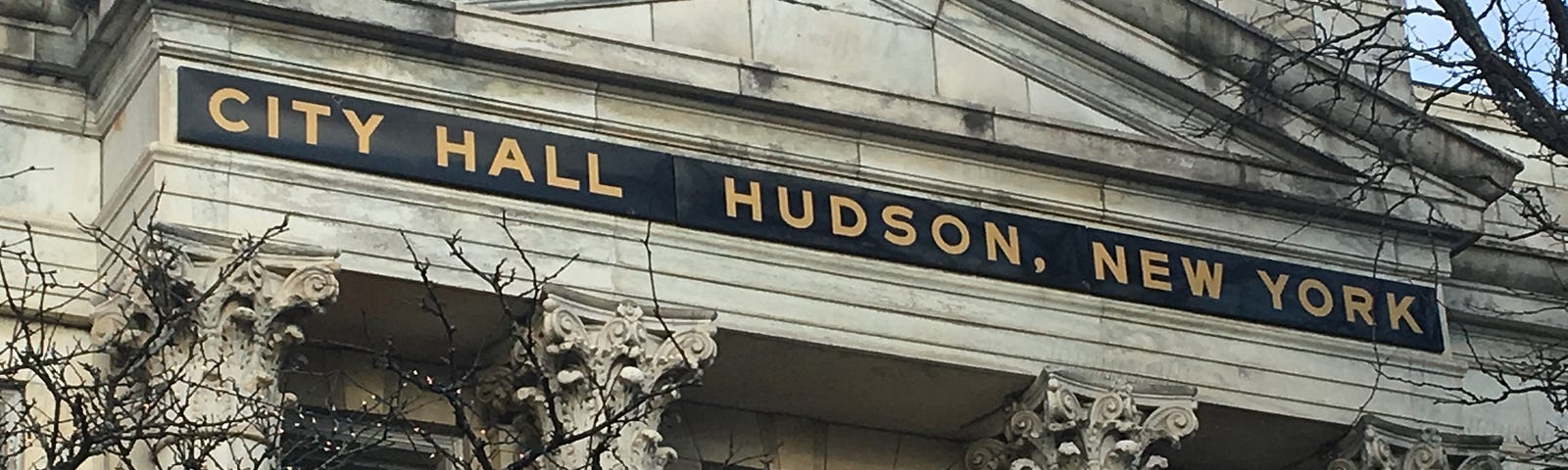 Front of City Hall, Hudson, NY