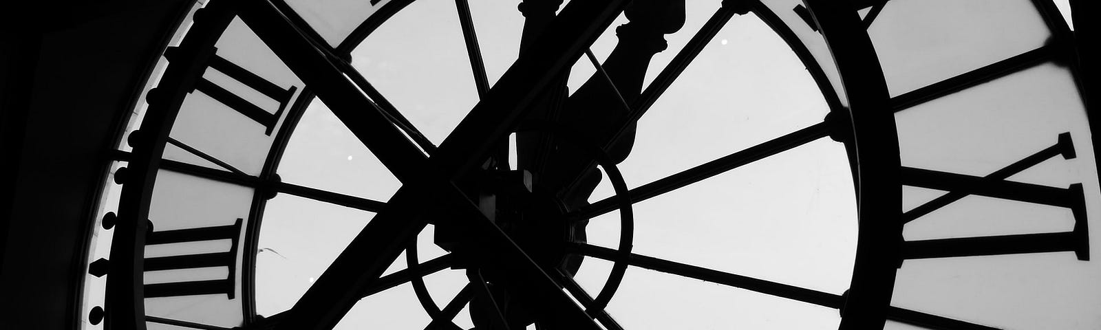 B&W clock face