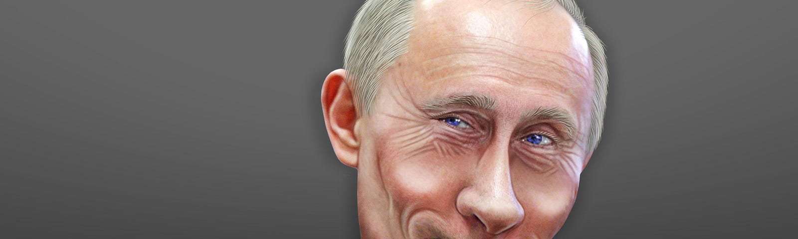 Russian President Putin caricature