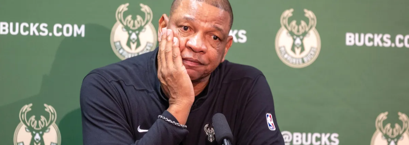Doc Rivers sighs upon realizing he’s run out of options to blame his incompetence on.