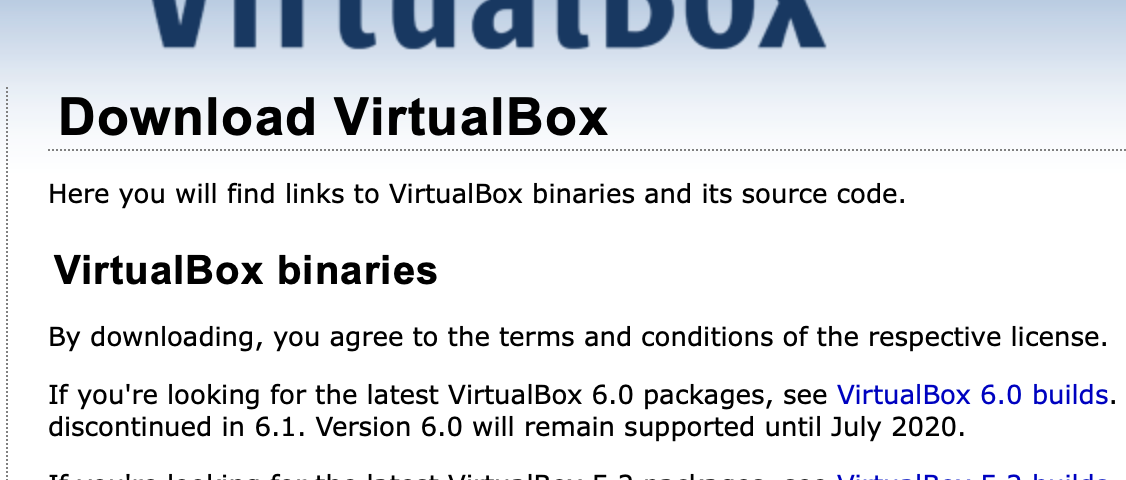 virtual box installer for mac os