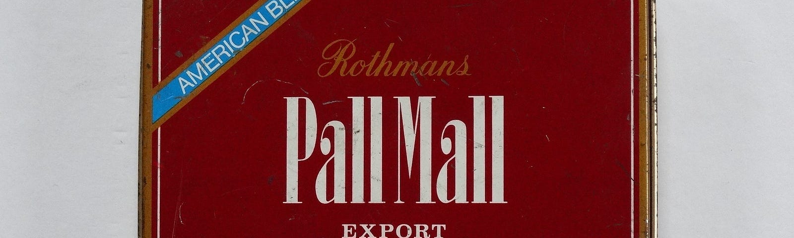 Photo of pall mall cigarettes