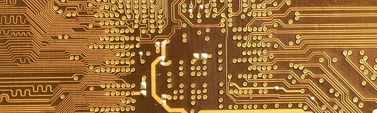 The image of a circuit board