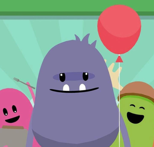 Image of 3 little monsters from the dumb ways to die commercial looking cheerful