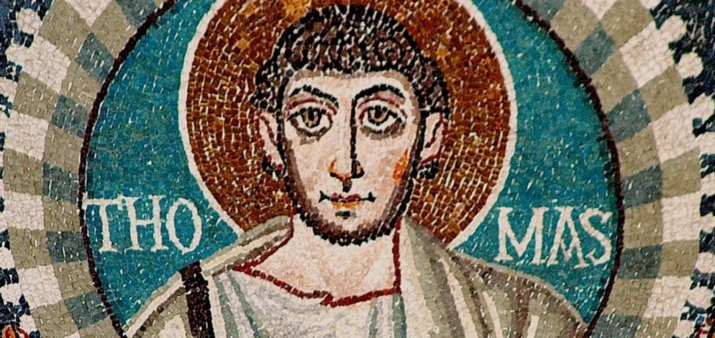 A mosaic of Thomas the Apostle Mosaic