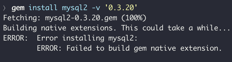 brew install mariadb-connector-c brew install mariadb-connector-c