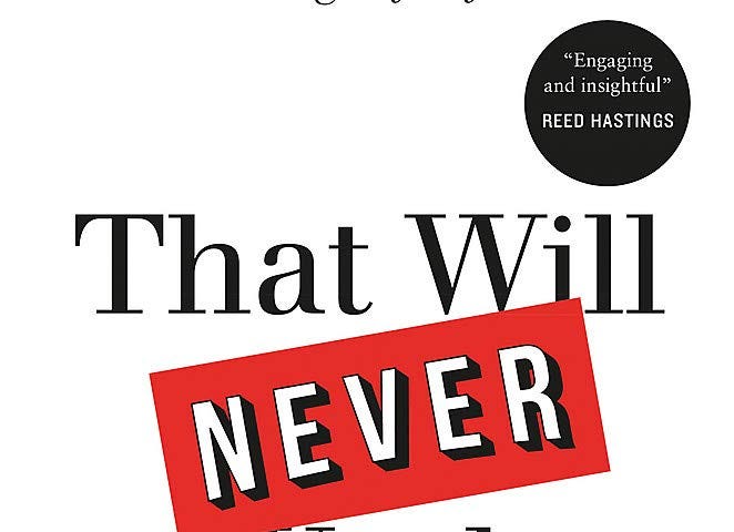 Cover of “That Will Never Work” by Marc Randolph