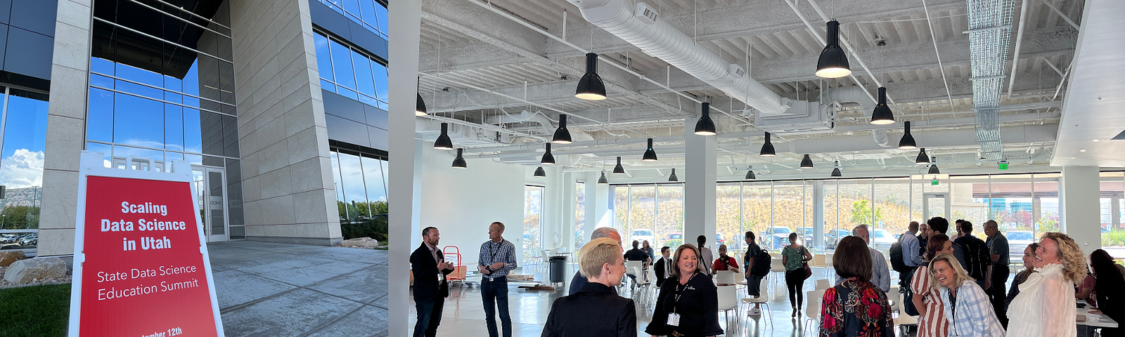 Hosted at Domo’s new headquarters in American Fork, UT, “Scaling Data Science in Utah” brought together nearly 100 industry, policy, K-12 and higher-education leaders to discuss the future of data science, math, CS, and technology education.