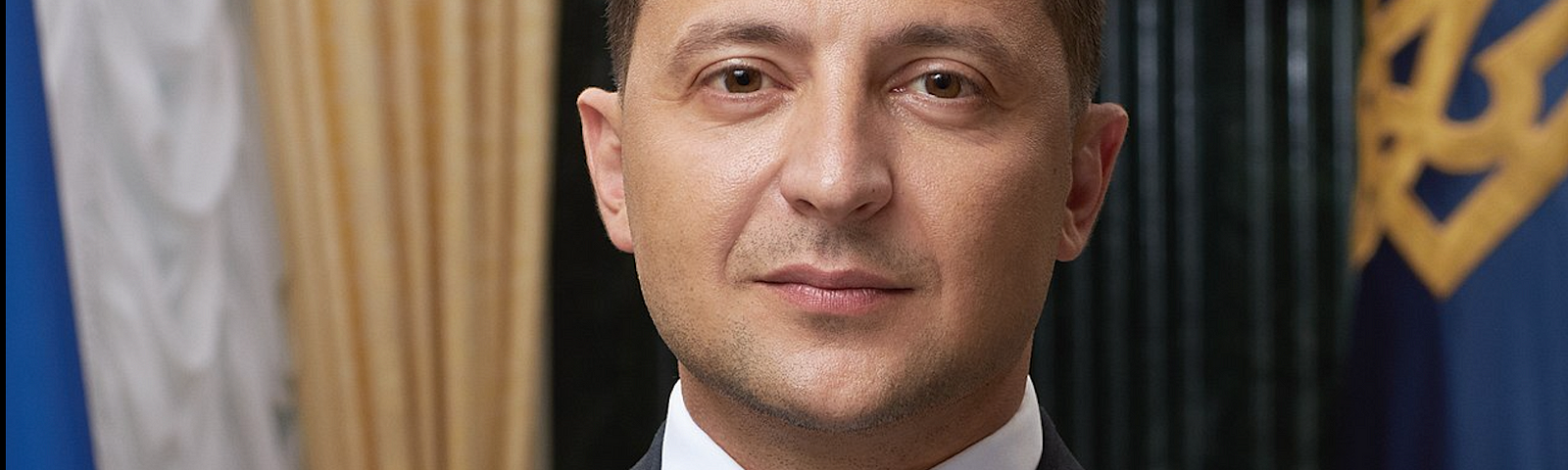 Official portrait, 2019, https://en.wikipedia.org/wiki/Volodymyr_Zelenskyy