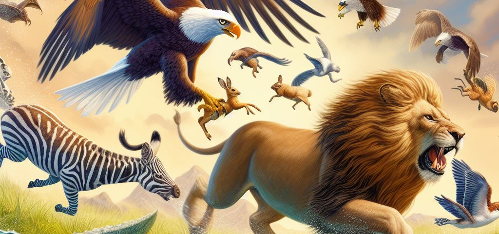 Animals chasing after each other in the wild — reprenseting global m&a amongst corporations