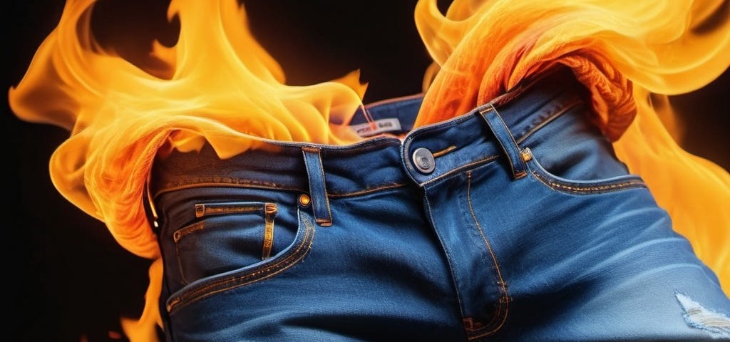 Pair of pants on fire